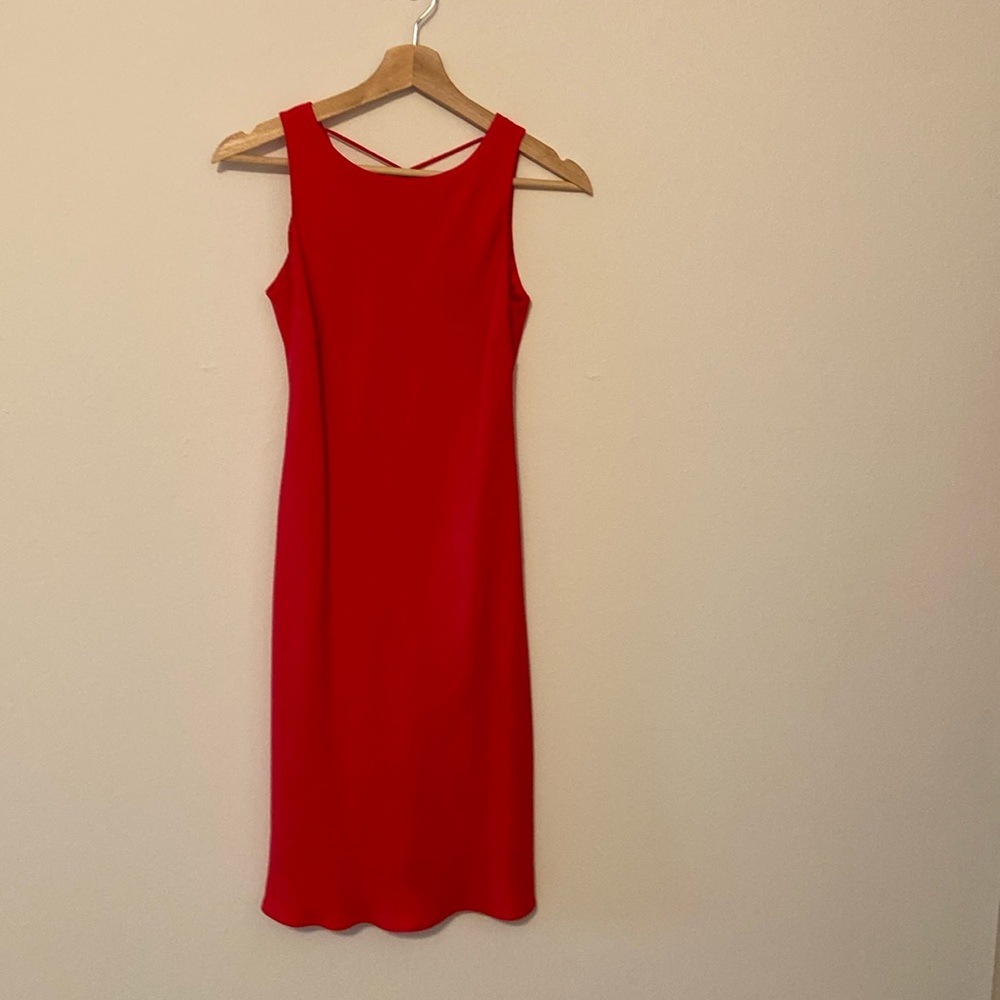 Pink Evan-Picone hot pink dress